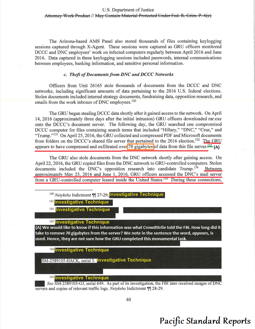 Mueller's motto: Facts don't matter. - DC Document Reports